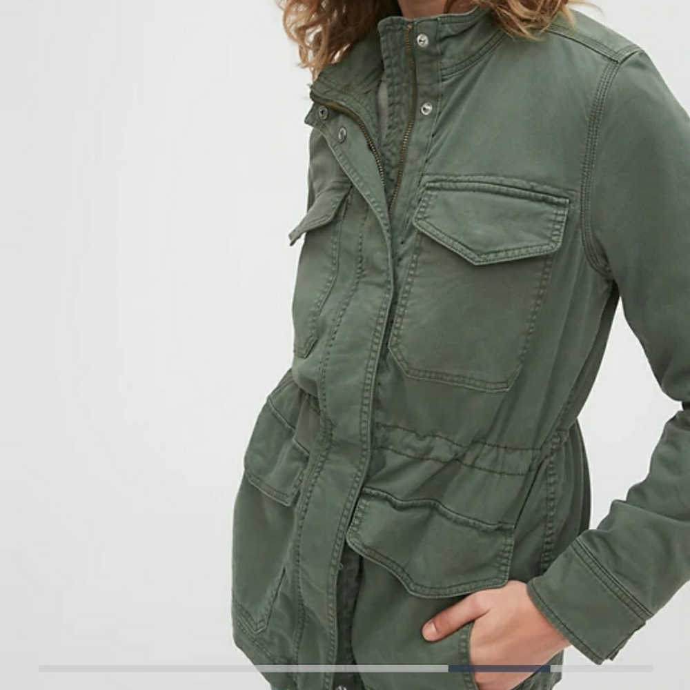 GAP Green Utility Jacket - Picture 3 of 6